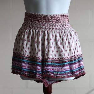 Boho Smocked Shorts